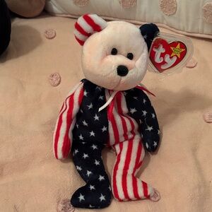 Ty Stars and Stripes Bear Plush